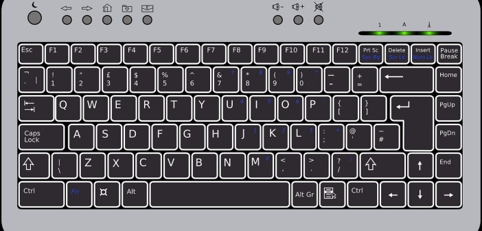 keyboard, black, compact