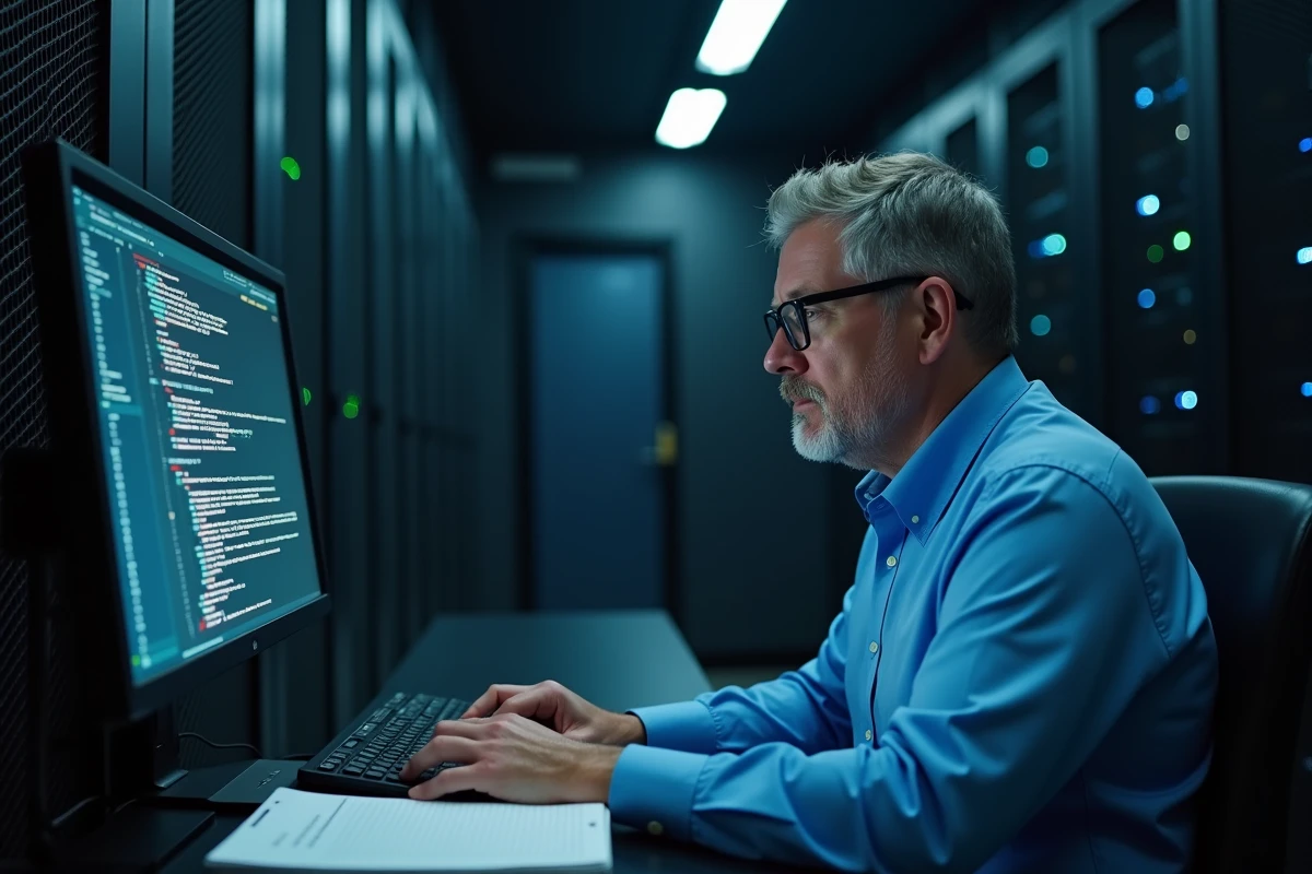 Analyste cybersécurité étudiant un certificat de conformité