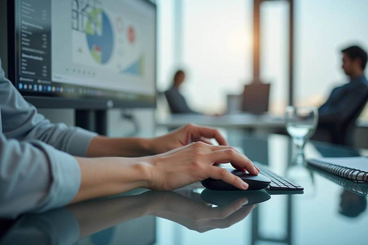 Mains utilisant une interface web pour générer et copier un lien d'image propre depuis un gestionnaire d'hébergement