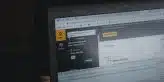 black flat screen computer monitor
