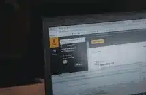 black flat screen computer monitor
